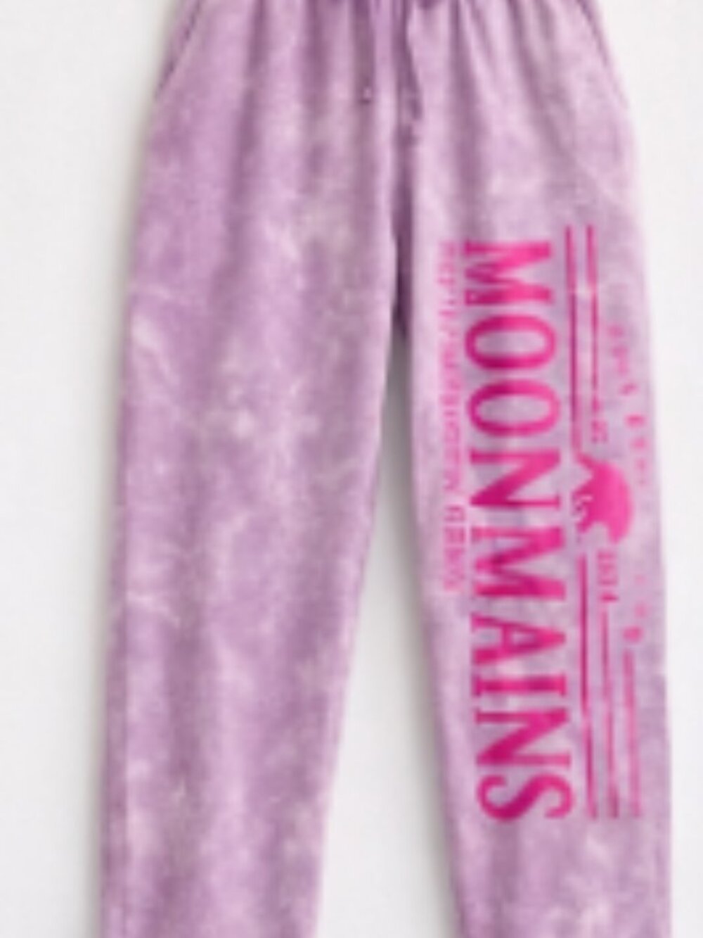 Purple Tie Dye Joggers 💜 Graphic Sweatpants L | Bloom POP - Picture 4 of 9